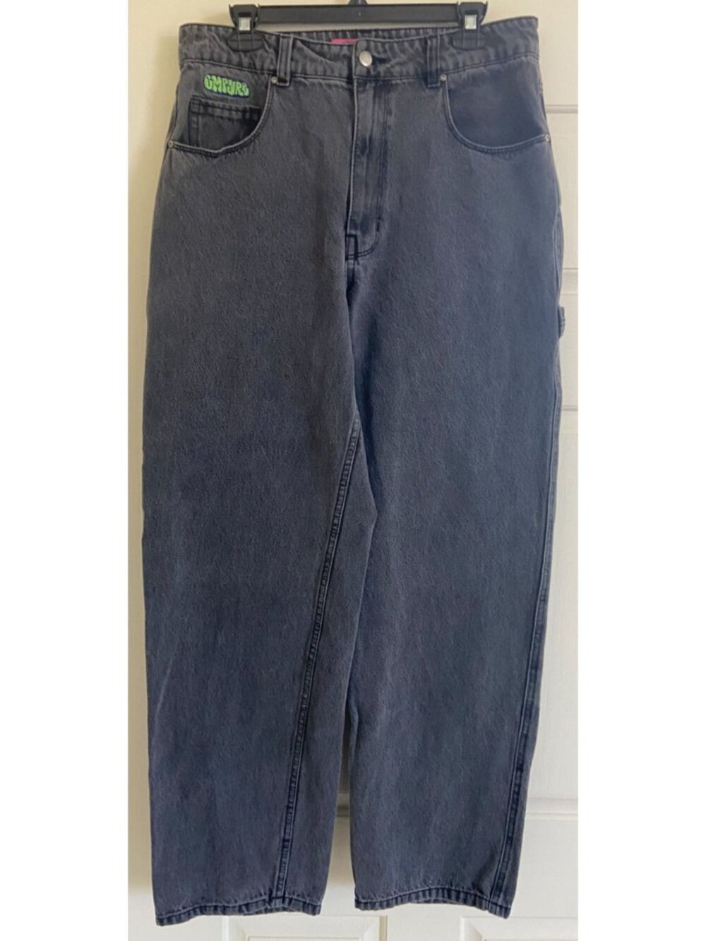 Empyre Womens 12 Tori Jeans Carpenter Relaxed Baggy Skateboard Straight Grey